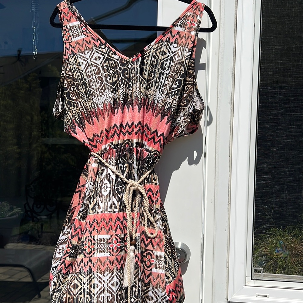 Womens belted dress